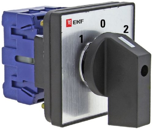 Переключатель кулачковый EKF PROxima ПК-1-24 4п 25А "1-0-2" картинка